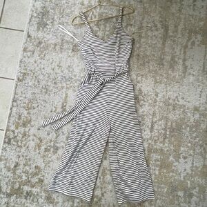 Striped jumpsuit